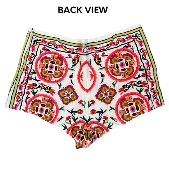Altar'd State Embroidered Shorts - Size Medium - Picture 3 of 5